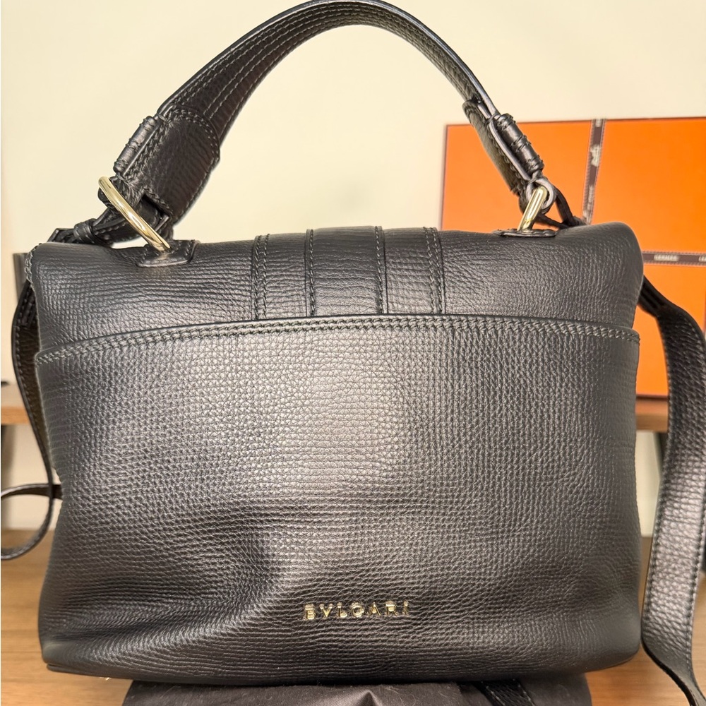 Bvlgari Leather Leoni Tote/Crossbody Bag - Picture 5 of 16